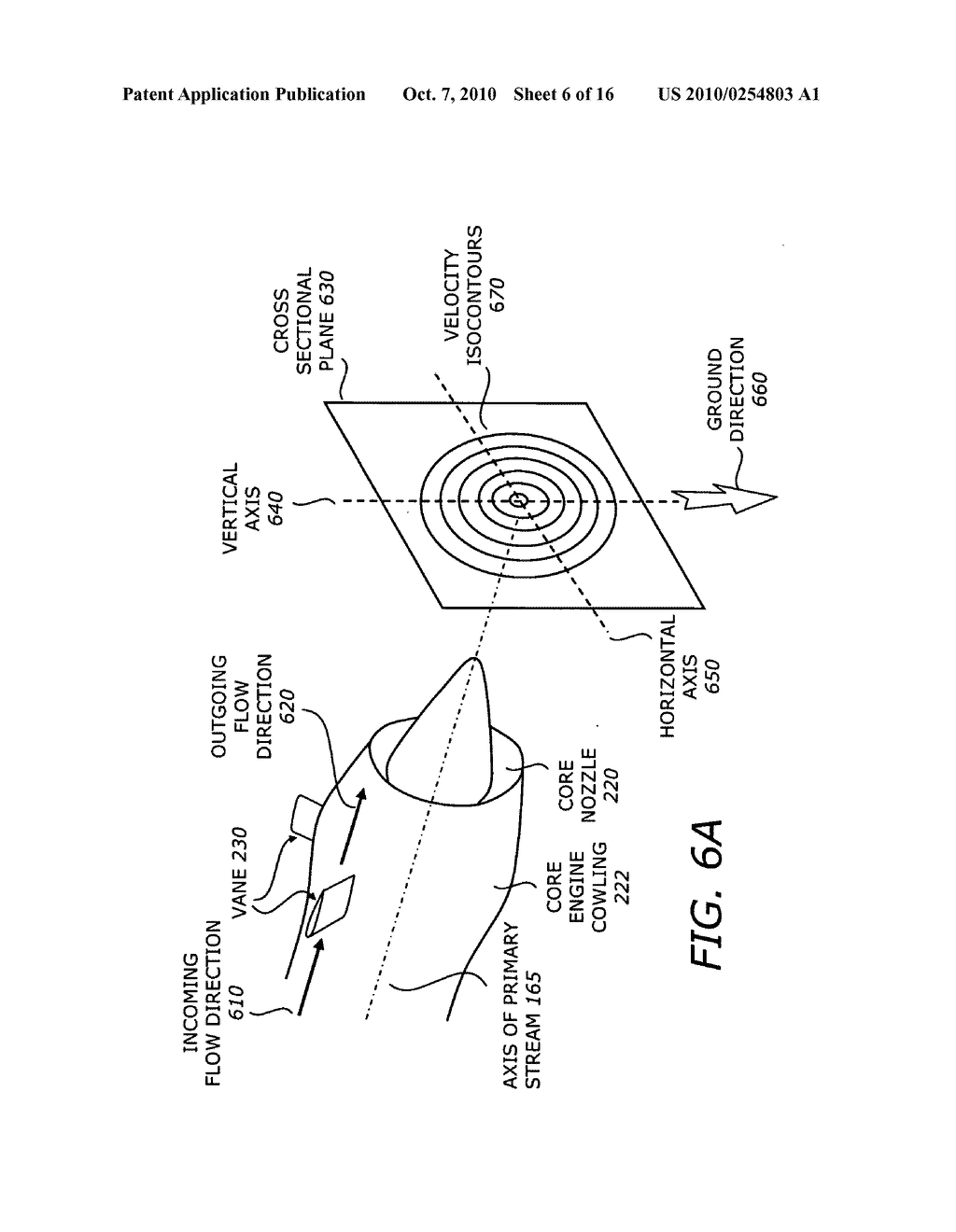 Turbofan engine noise suppression using fan flow deflector - diagram, schematic, and image 07