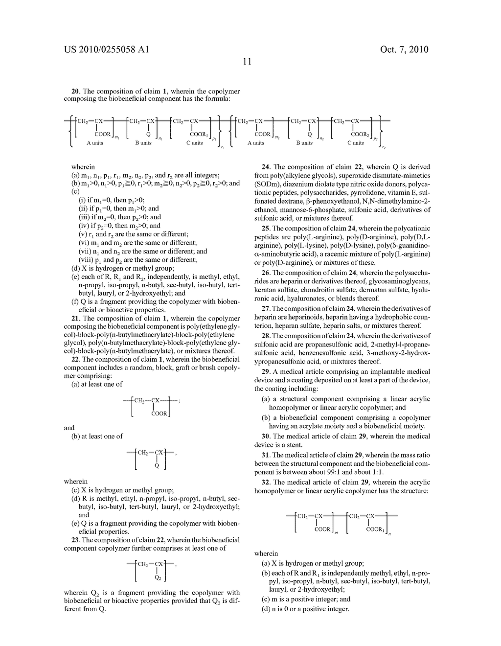 BIOCOMPATIBLE POLYACRYLATE COMPOSITIONS FOR MEDICAL APPLICATIONS - diagram, schematic, and image 12