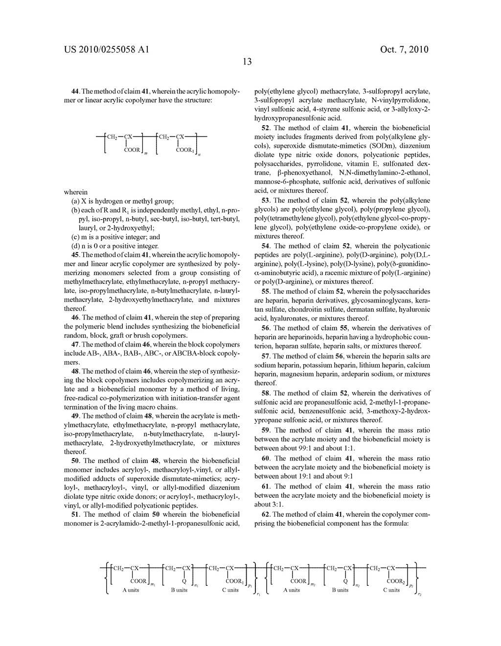 BIOCOMPATIBLE POLYACRYLATE COMPOSITIONS FOR MEDICAL APPLICATIONS - diagram, schematic, and image 14