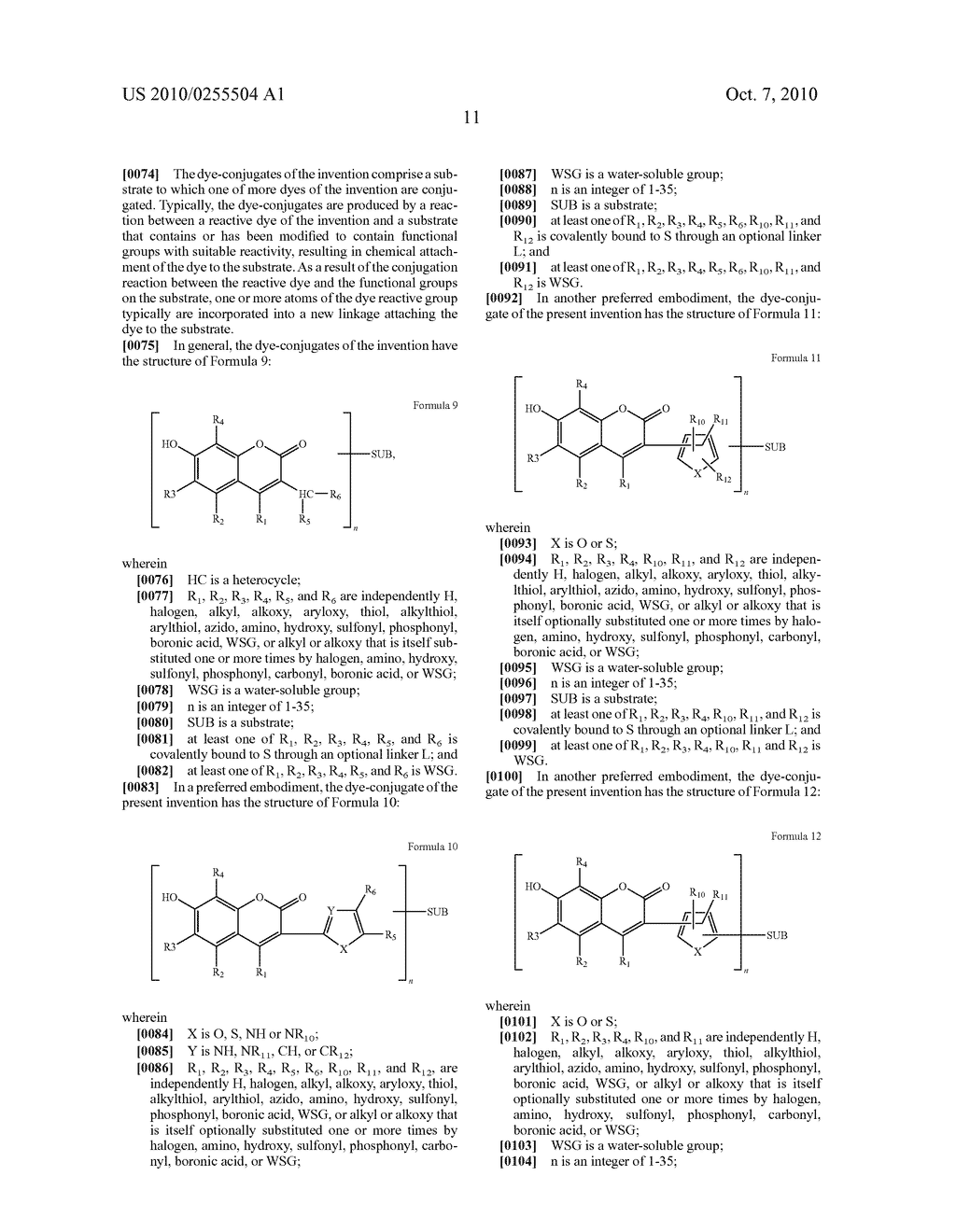 Reactive Heterocycle-Substituted 7-Hydroxycoumarins and Their Conjugates - diagram, schematic, and image 19