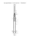 DISPOSABLE SAFETY SYRINGE WITH AN AUTOMATICALLY RETRACTABLE NEEDLE diagram and image