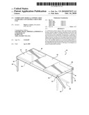 COMBINATION MEDICAL SUPPORT TABLE & PORTABLE CONVERTIBLE STRETCHER UNIT diagram and image