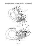 BLOWER APPARATUS WITH RELEASABLE MOUNT AND DIRECTION CONTROL diagram and image