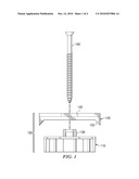 Hidden decking fastener and related method of fastening deck boards diagram and image