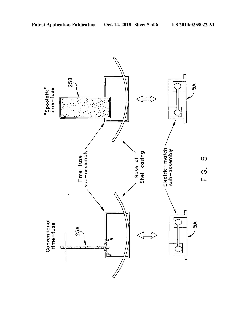 Integrated electric match initiator module with isolated lift and burst function for a pyrotechnic device - diagram, schematic, and image 06