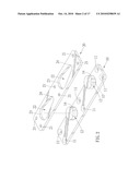 TELEVISION TABLE ASSEMBLY WHICH CAN BE ASSEMBLED AND DISASSEMBLED WITHOUT TOOLS diagram and image