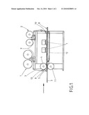 COATING DEVICE COMPRISING FLOWING COATING MATERIAL FOR SMOOTH OR STRUCTURED SURFACES diagram and image