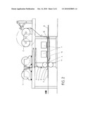 COATING DEVICE COMPRISING FLOWING COATING MATERIAL FOR SMOOTH OR STRUCTURED SURFACES diagram and image