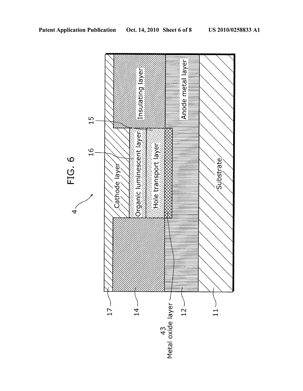ORGANIC ELECTROLUMINESCENCE ELEMENT AND MANUFACTURING METHOD THEREOF - diagram, schematic, and image 07