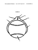 SIMPLIFIED HOLDER TO FACILITATE THE SIGNING OF COLLECTIBLE BASE BALLS AND OTHER SPORTS MEMORABILIA diagram and image