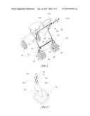 Rear Wheel Steering Hand Cart With Integrated Brake System diagram and image