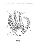 ROBOT HAND WITH HUMAN-LIKE FINGERS diagram and image