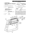 DISPLAY DEVICE OF VEHICLE SEAT diagram and image