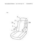 COVER MATERIAL TERMINAL TREATING MEMBER, SEAT PART, AND VEHICLE SEAT diagram and image