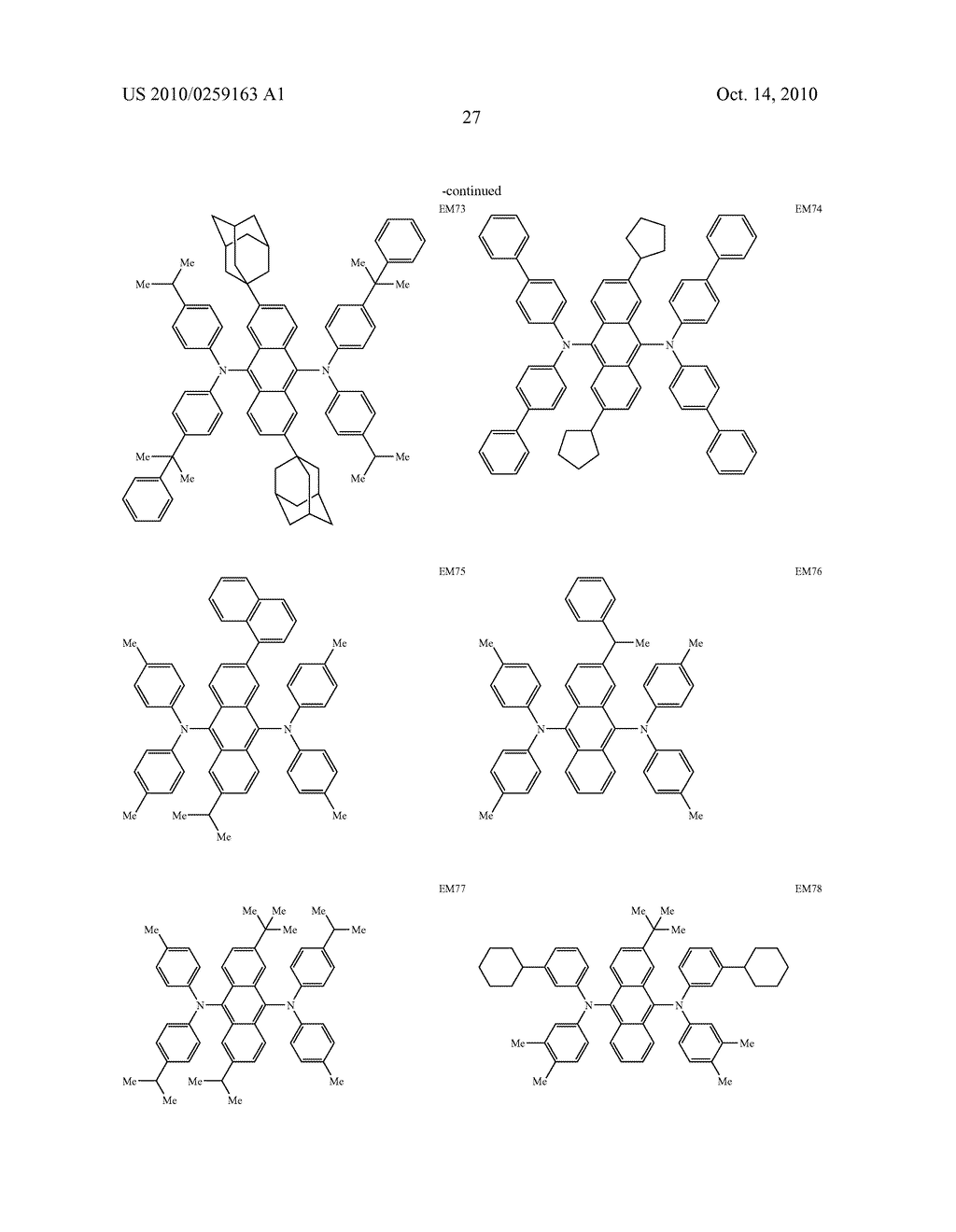 POLYMER COMPOUND AND ORGANIC ELECTROLUMINESCENT DEVICE USING THE SAME - diagram, schematic, and image 28