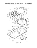 BATTERY COVER ASSEMBLY FOR PORTABLE ELECTRONIC DEVICE diagram and image