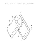 BATTERY COVER ASSEMBLY FOR PORTABLE ELECTRONIC DEVICE diagram and image