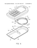 BATTERY COVER ASSEMBLY FOR PORTABLE ELECTRONIC DEVICE diagram and image