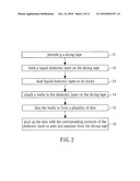 METHOD FOR MANUFACTURING DIES FORMED WITH A DIELECTRIC LAYER diagram and image