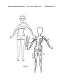 Textile fastening toy system diagram and image