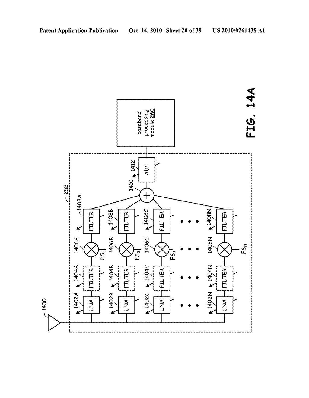 MULTIPLE FREQUENCY BAND INFORMATION SIGNAL UNIVERSAL FRONT END WITH ADJUSTABLE ADC(S) - diagram, schematic, and image 21