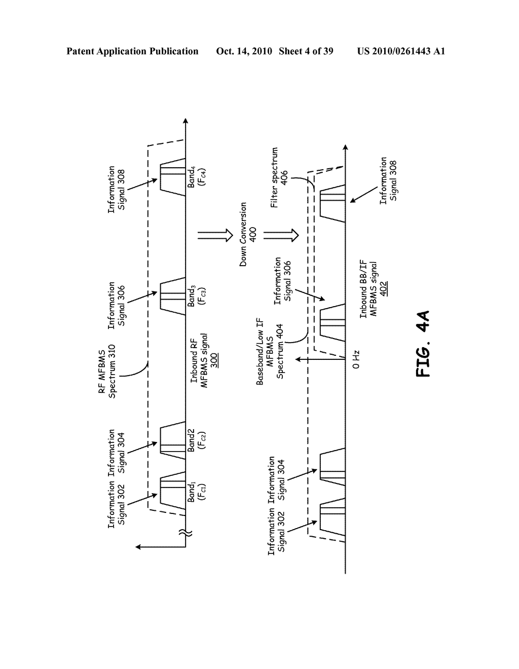 MULTIPLE FREQUENCY BAND INFORMATION SIGNAL UNIVERSAL FRONT END WITH ADJUSTABLE ANALOG SIGNAL PATH COMPONENTS - diagram, schematic, and image 05