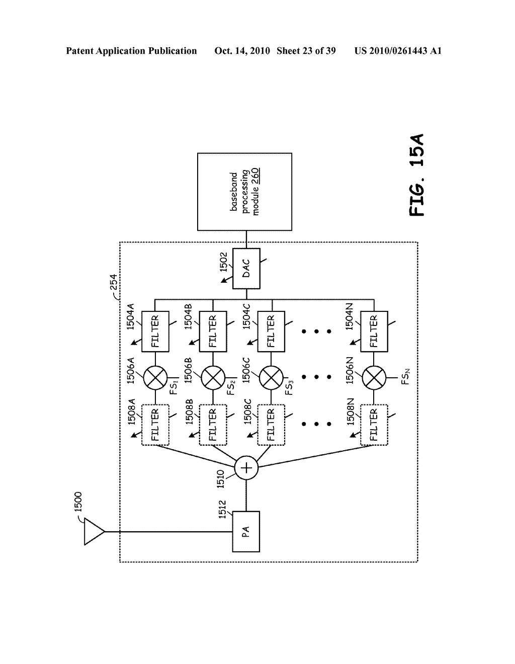 MULTIPLE FREQUENCY BAND INFORMATION SIGNAL UNIVERSAL FRONT END WITH ADJUSTABLE ANALOG SIGNAL PATH COMPONENTS - diagram, schematic, and image 24