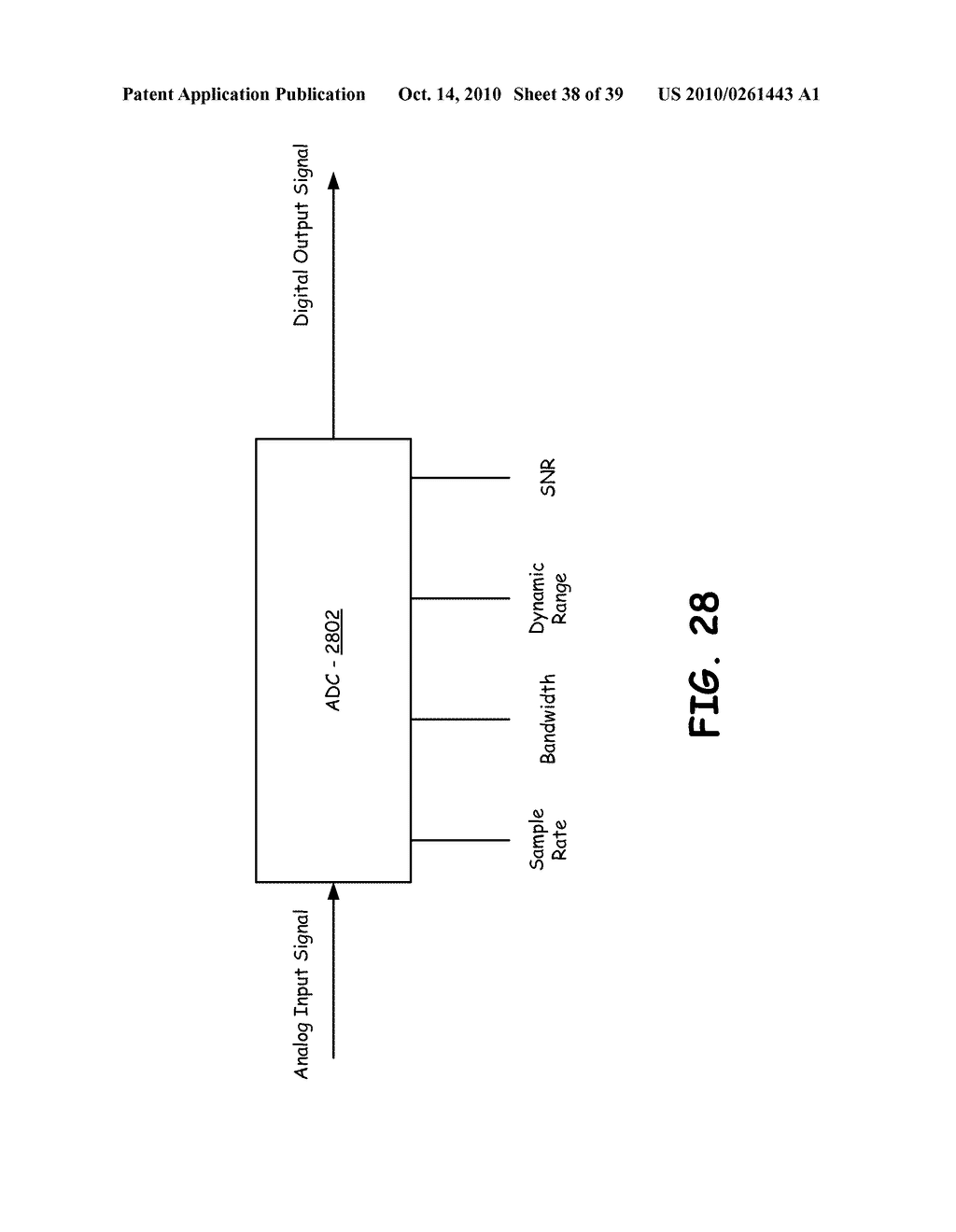 MULTIPLE FREQUENCY BAND INFORMATION SIGNAL UNIVERSAL FRONT END WITH ADJUSTABLE ANALOG SIGNAL PATH COMPONENTS - diagram, schematic, and image 39