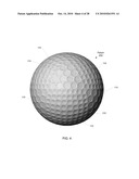 LOW LIFT GOLF BALL diagram and image