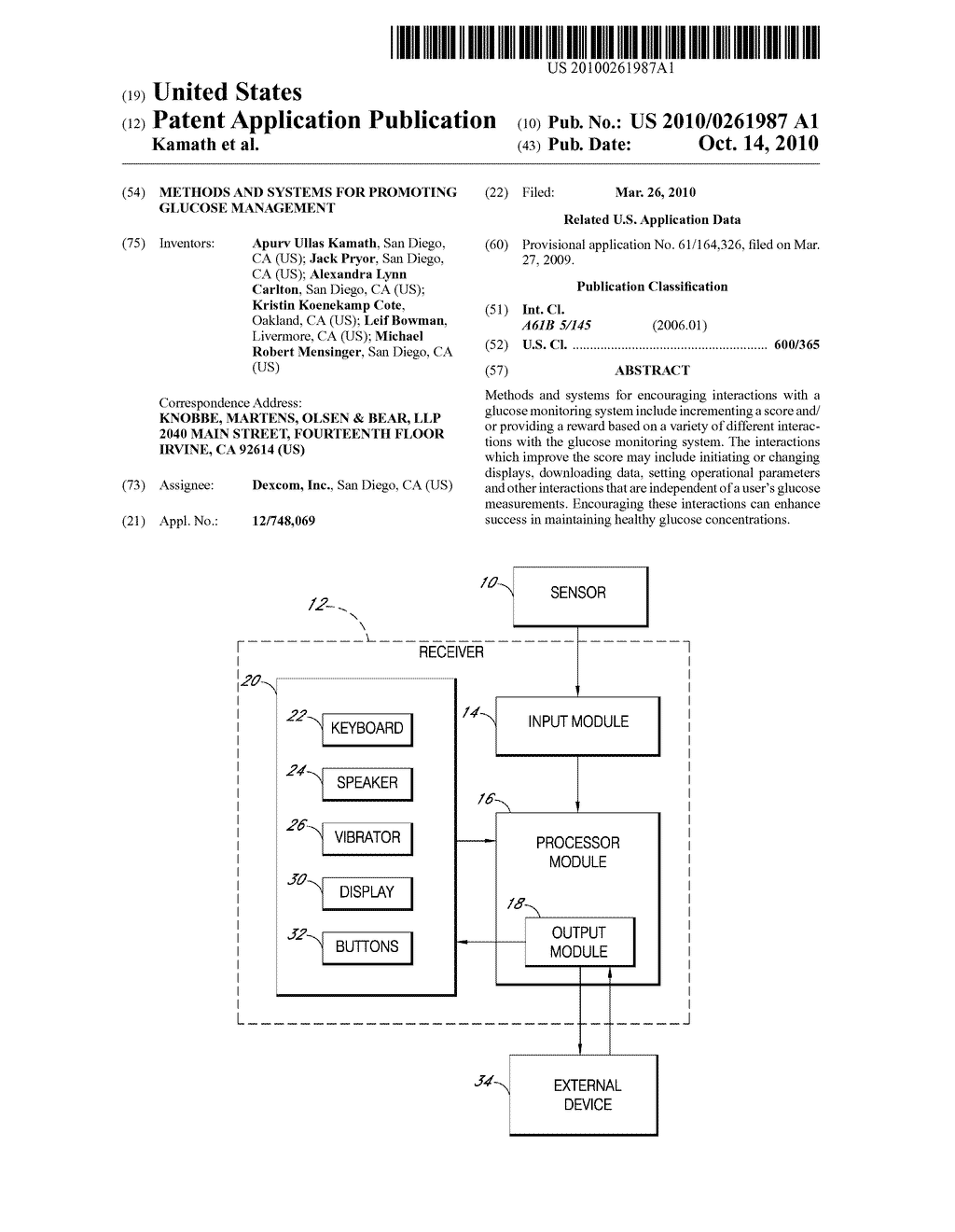 METHODS AND SYSTEMS FOR PROMOTING GLUCOSE MANAGEMENT - diagram, schematic, and image 01