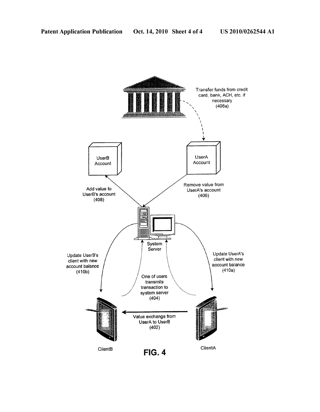 SYSTEM AND METHOD FOR FACILITATING VALUE EXCHANGES USING MOBILE DEVICES - diagram, schematic, and image 05
