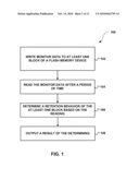 SYSTEM, METHOD, AND COMPUTER PROGRAM PRODUCT FOR ANALYZING MONITOR DATA INFORMATION FROM A PLURALITY OF MEMORY DEVICES HAVING FINITE ENDURANCE AND/OR RETENTION diagram and image