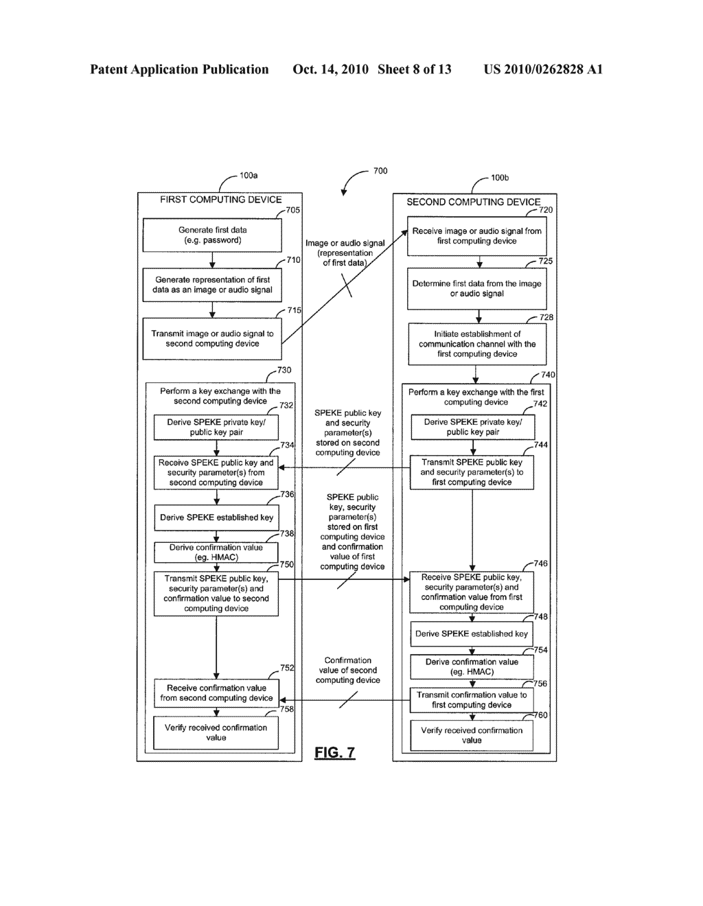 SYSTEMS, DEVICES, AND METHODS FOR SECURELY TRANSMITTING A SECURITY PARAMETER TO A COMPUTING DEVICE - diagram, schematic, and image 09