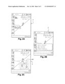 METHOD AND A DEVICE FOR CONTROLLING THE DISPLAY OF AN INFORMATION AREA ON THE WELCOME SCREEN OF A MOBILE TERMINAL diagram and image