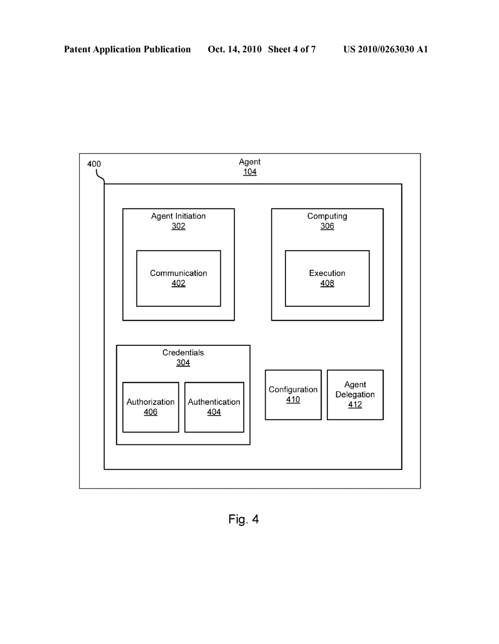 METHOD FOR ESTABLISHING AN AGENCY RELATIONSHIP TO PERFORM DELEGATED COMPUTING TASKS - diagram, schematic, and image 05