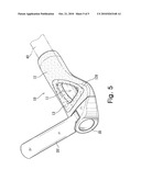 Gripping structure with an auxiliary handle of a bicycle diagram and image