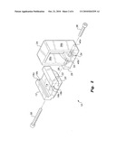 Supplemental magazine holder for a firearm diagram and image