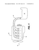 EXHAUST TREATMENT DEVICE HAVING FLOW-PROMOTING END CAPS diagram and image