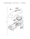 Bottle opening and closing device diagram and image