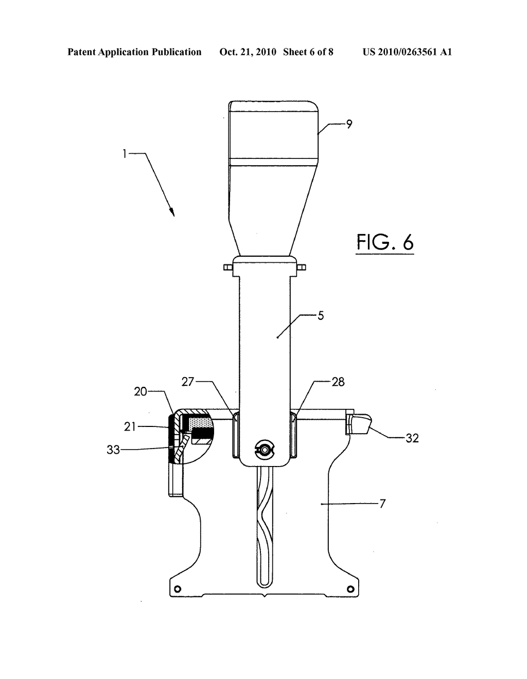 Self-inking hand stamp - diagram, schematic, and image 07