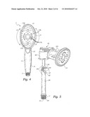 Showerhead with rotatable oval spray pattern and handheld spray pattern controller diagram and image