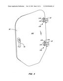 RELEASABLE DOOR HINGE diagram and image