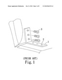 CHAIR BACKREST MOUNTING DEVICE diagram and image