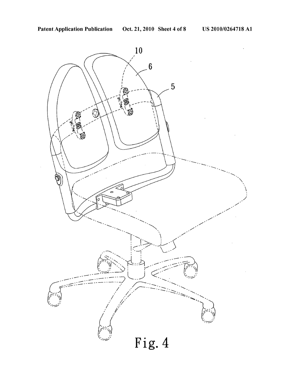 CHAIR BACKREST MOUNTING DEVICE - diagram, schematic, and image 05