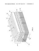 CIRCUIT STRUCTURE AND DESIGN STRUCTURE FOR AN OPTIONALLY SWITCHABLE ON-CHIP SLOW WAVE TRANSMISSION LINE BAND-STOP FILTER AND A METHOD OF MANUFACTURE diagram and image