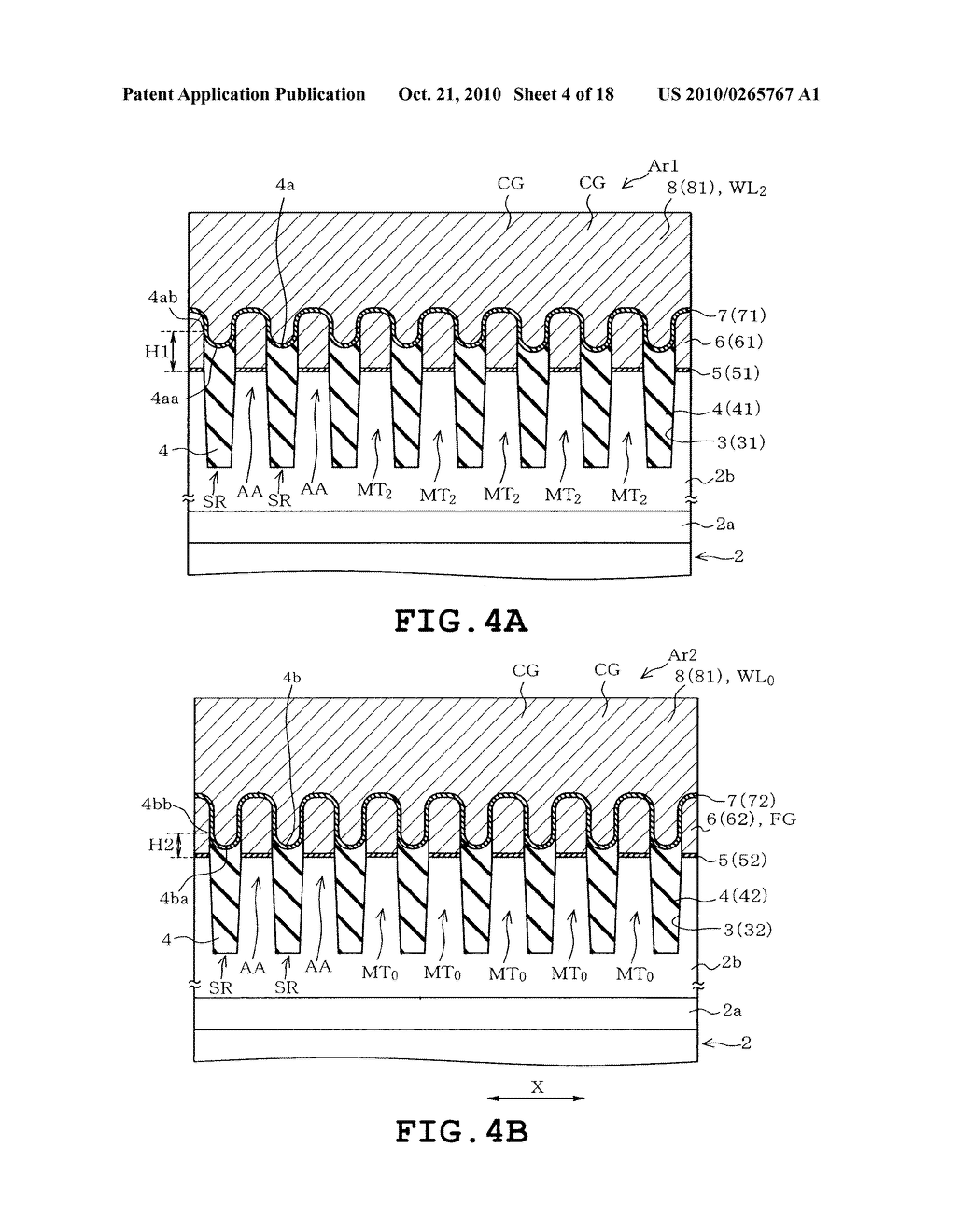 NONVOLATILE SEMICONDUCTOR MEMORY DEVICE, METHOD OF FABRICATING THE NONVOLATILE SEMICONDUCTOR MEMORY DEVICE AND PROCESS OF WRITING DATA ON THE NONVOLATILE SEMICONDUCTOR MEMORY DEVICE - diagram, schematic, and image 05