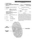 FINGERPRINT MATCHING METHOD AND APPARATUS diagram and image