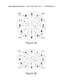 Clock face keyboard diagram and image