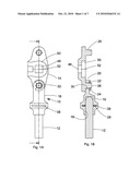 ADAPTER FOR COUPLING A ROD, SUCH AS A LOCKING ROD OF A ROD-TYPE CLOSURE, TO A LEVER, SUCH AS AN ACTUATING LEVER OF THE ROD-TYPE CLOSURE diagram and image