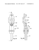 ADAPTER FOR COUPLING A ROD, SUCH AS A LOCKING ROD OF A ROD-TYPE CLOSURE, TO A LEVER, SUCH AS AN ACTUATING LEVER OF THE ROD-TYPE CLOSURE diagram and image